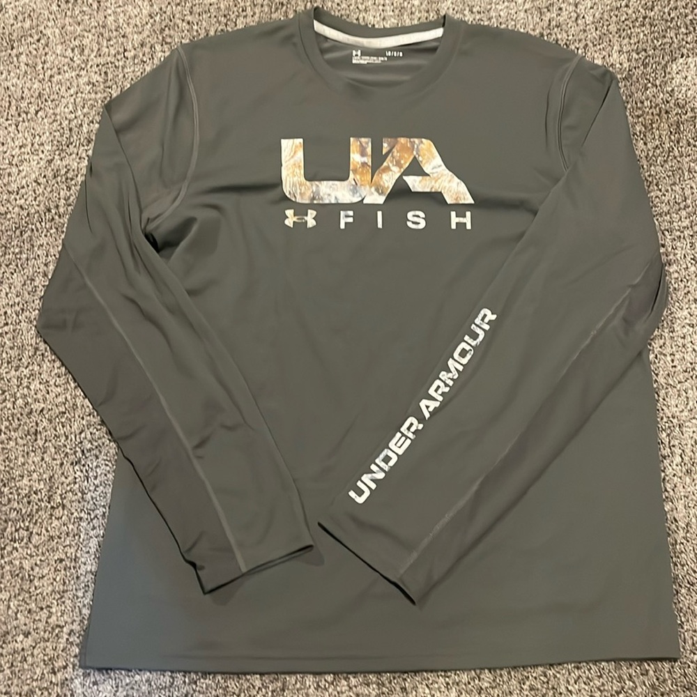 L- Grey- fishings ISO Chill long sleeve